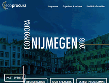 Tablet Screenshot of ecoprocura.eu